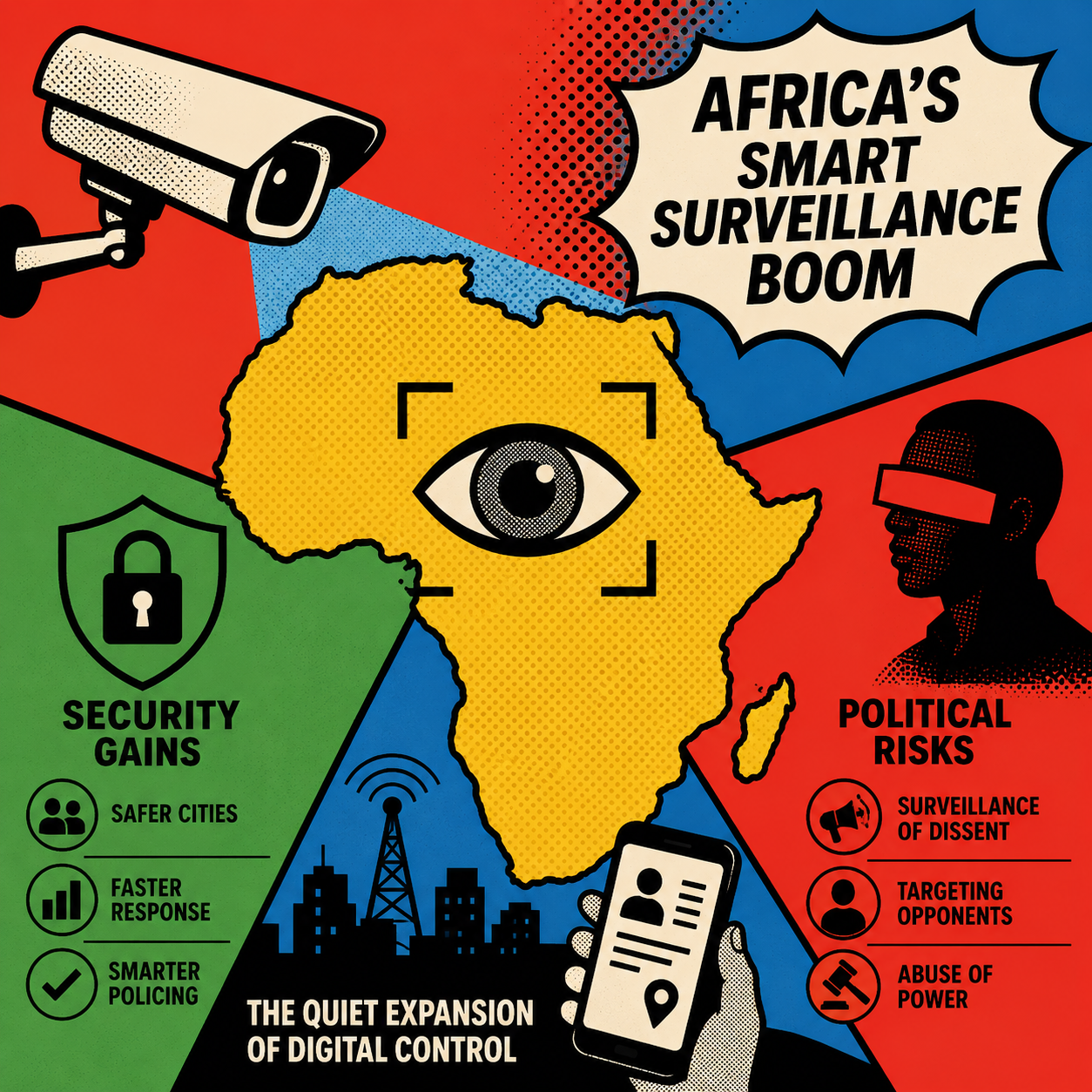 Africa’s Smart Surveillance Boom: Security Gains, Political Risks and the Quiet Expansion of Digital Control