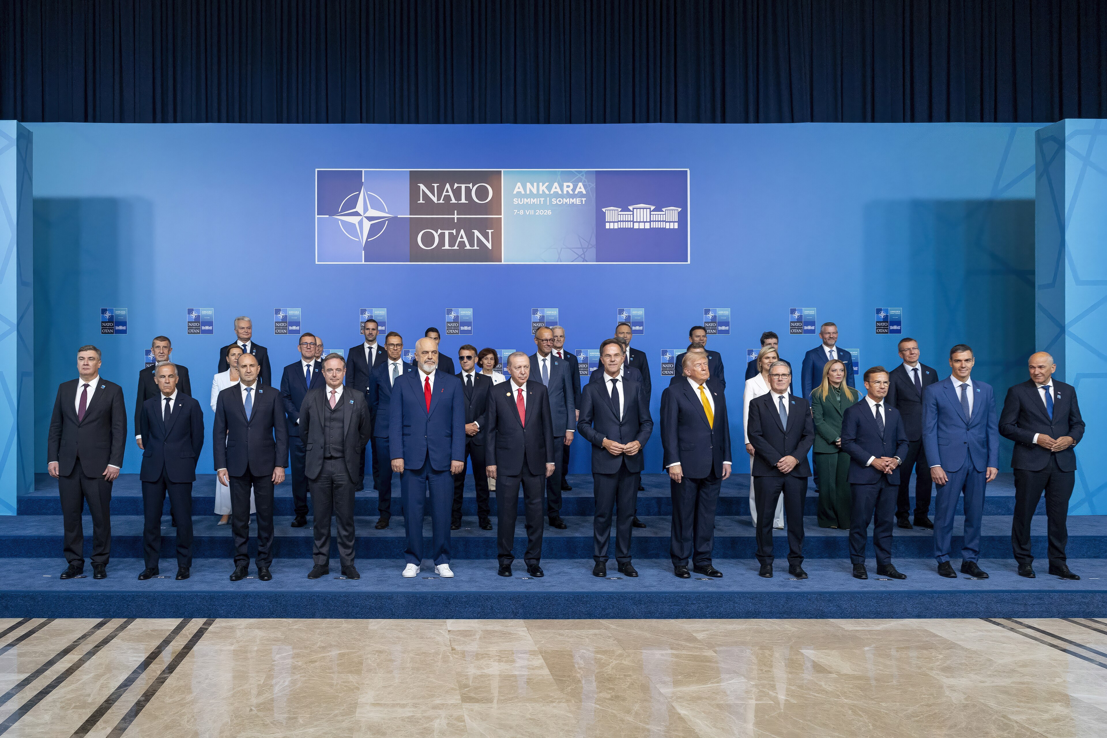 Official photo of NATO Heads of State and Government - 2026 NATO Summit in Ankara